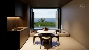 3D Tasvan Amed 1BR Villa, a Bali real estate project in East Bali with sea view, private pool, and investment potential.